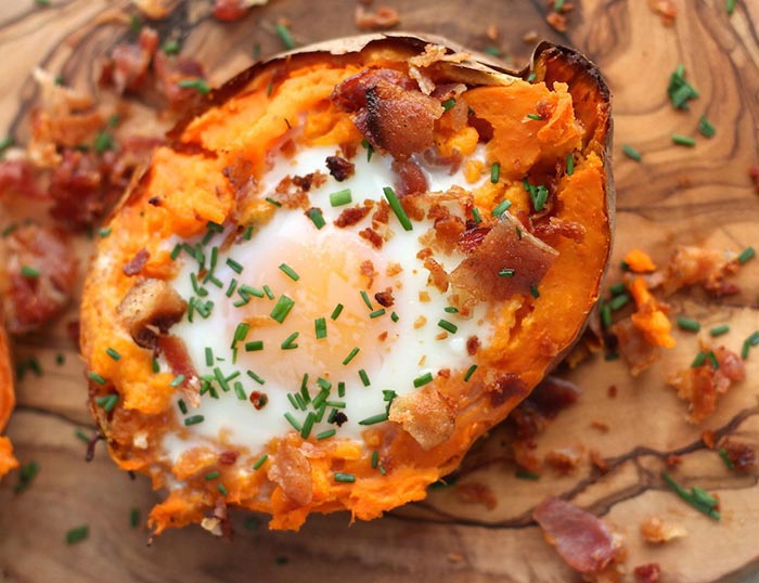 Twice Baked Sweet Potatoes